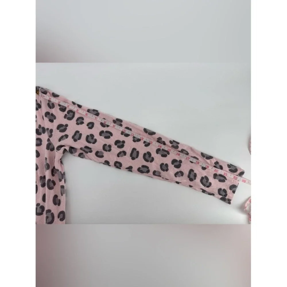 Cat & Jack Pink Leopard Print Long-Sleeve Girls Dress
